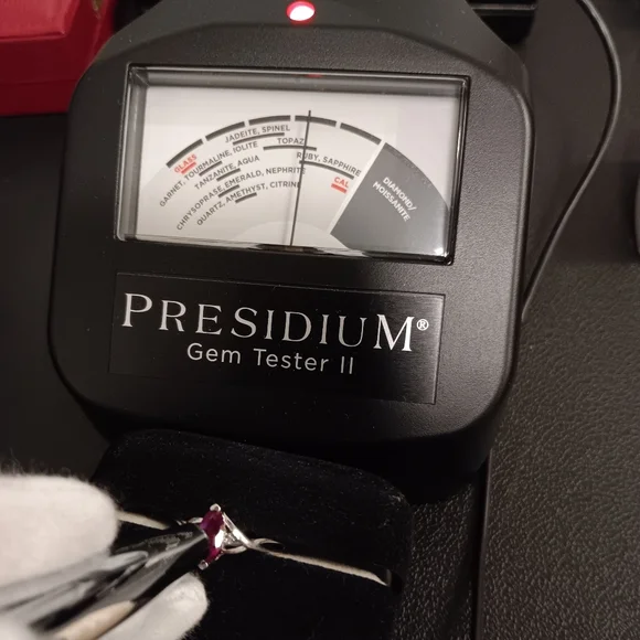 ❗️LAST DROP! 10K White Gold Ring Kay Jewelers Lab Ruby Diamonds Solid real 10kt - Picture 8 of 8